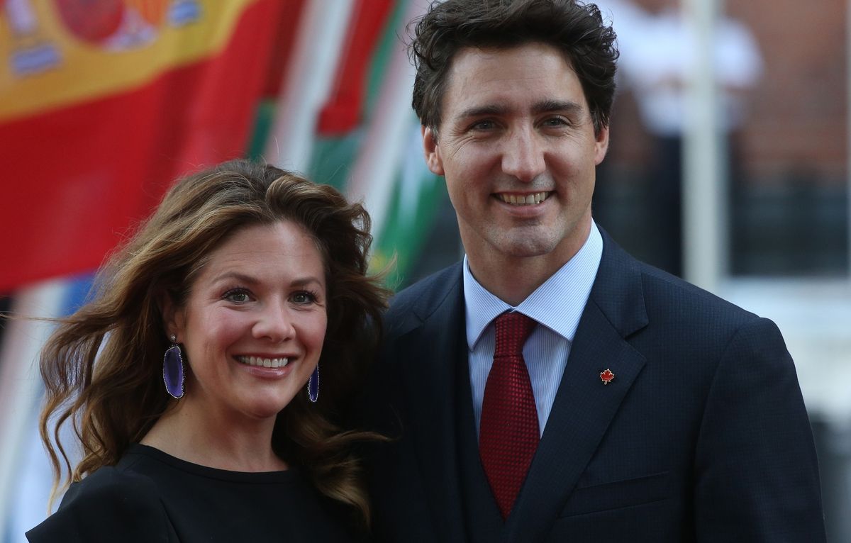 Sophie Gregoire Trudeau, wife of Canadian PM Justin Trudeau, tests ...