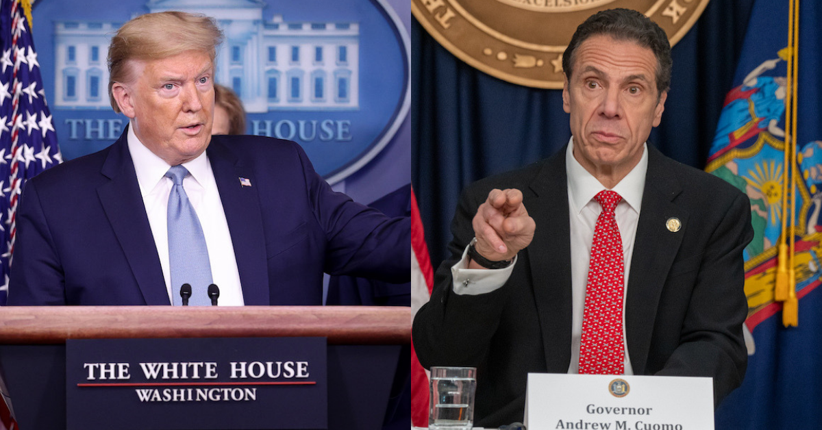 Governor Andrew Cuomo Fires Back After Trump Tried to Claim Cuomo Needs to 'Do More' in Response to Coronavirus