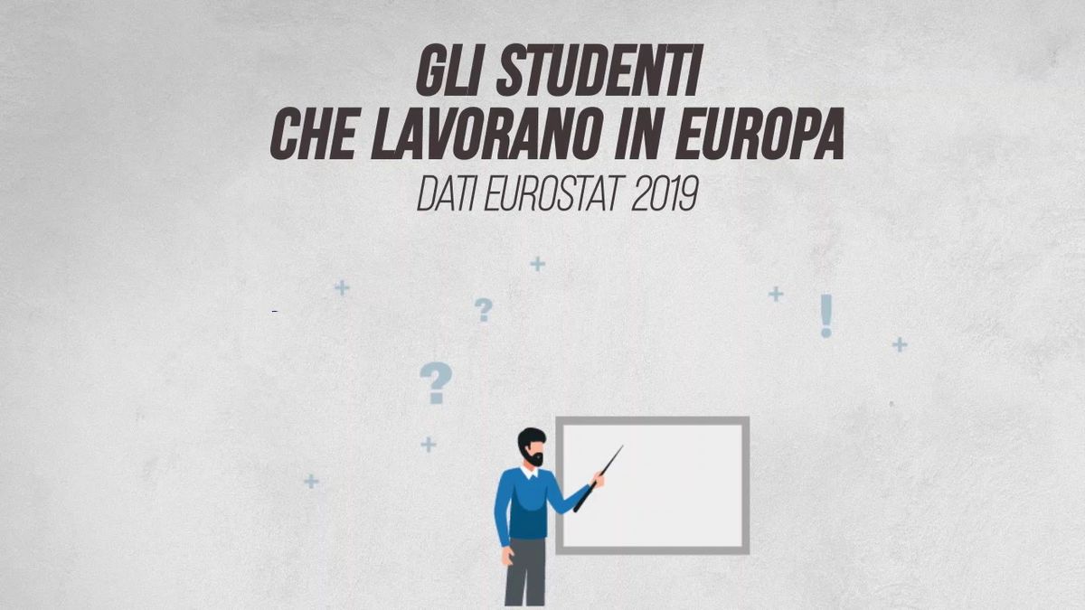 Studenti che lavorano, Italia tra i Paesi con la percentuale più bassa in Europa