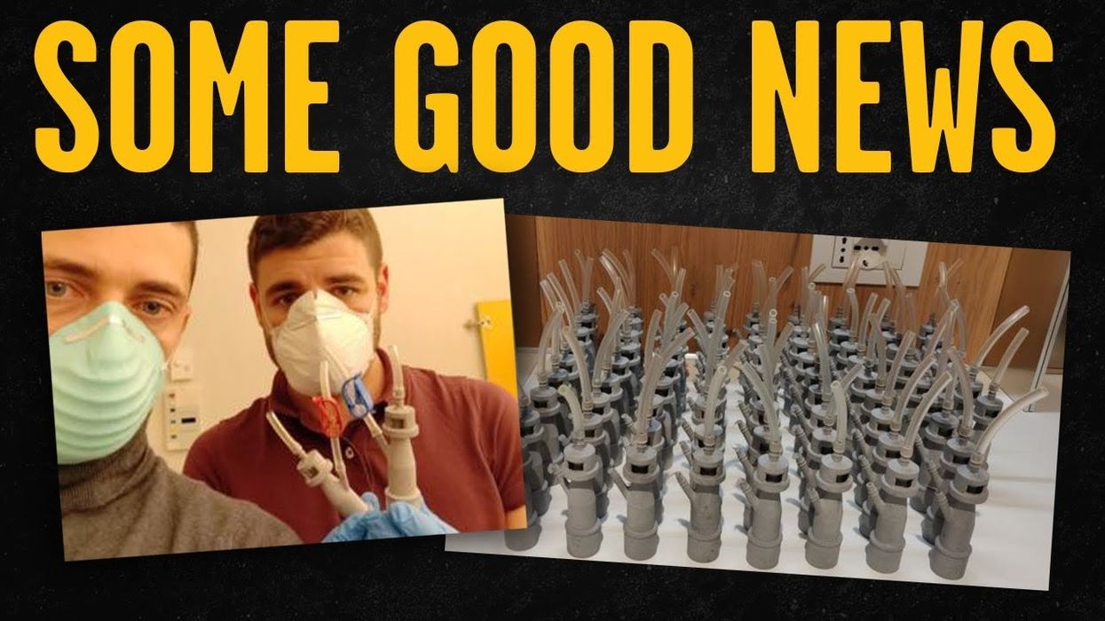 CORONAVIRUS GOOD NEWS: Entrepreneur in Italy uses TECHNOLOGY, 3D printer for ICU valves, saves lives