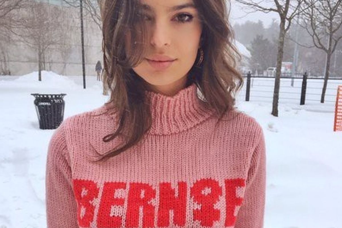 Emily Ratajkowski for Bernie Sanders