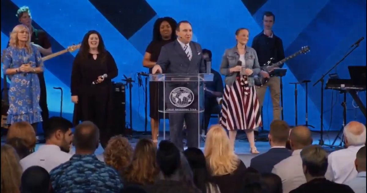 Defiant Pastor Tells Packed Congregation That Church Will Never Close Because They're 'Not Pansies' In Mind-Numbing Video