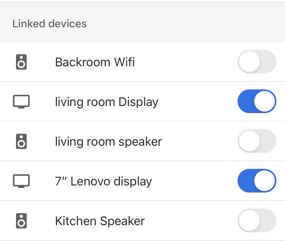 Google Home app