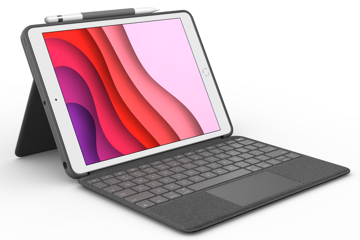 Logitech iPad keyboard case with trackpad