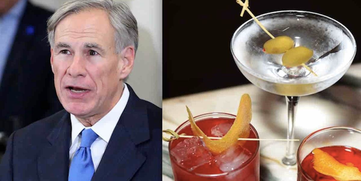 Texas GOP Gov. Abbott letting restaurants deliver alcohol with food