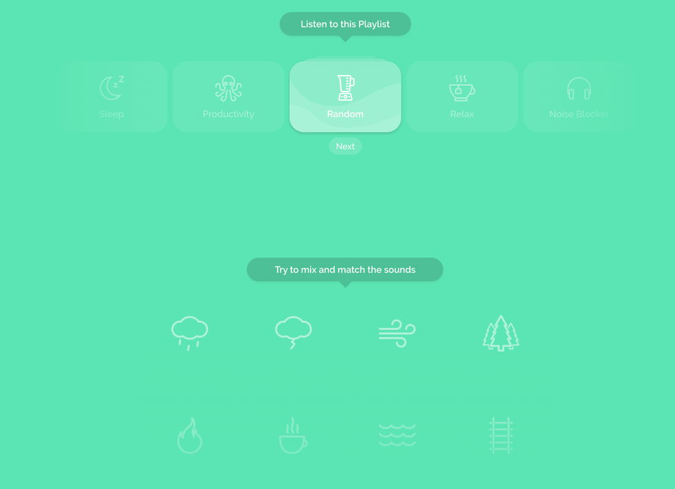 Noisli ambient sound generator