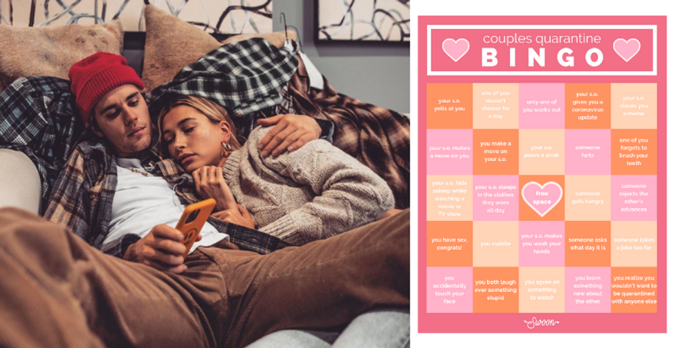 This Couples Bingo Game Is Everything You Need To Survive Quarantine Together