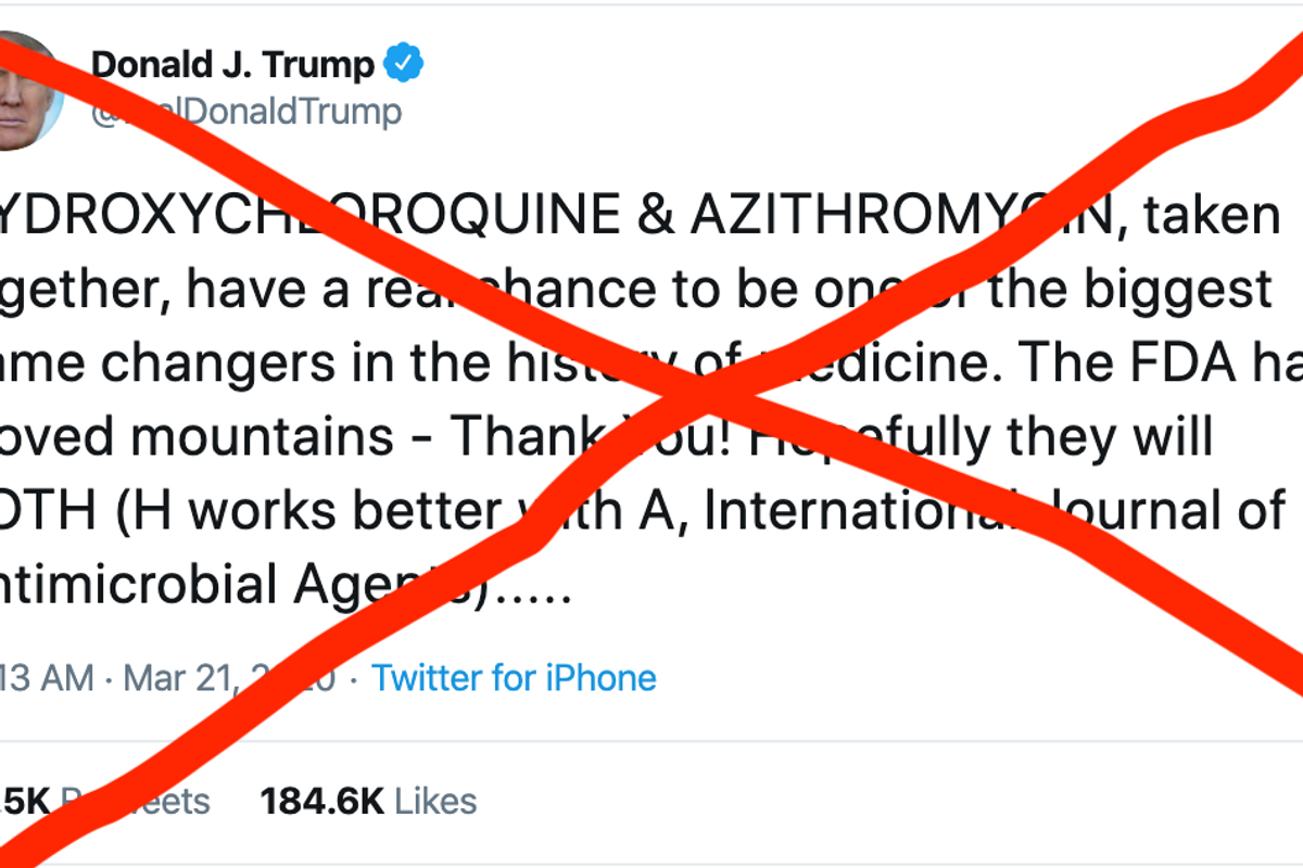 Don't Go Taking Any Coronavirus Advice From Our Stupid President