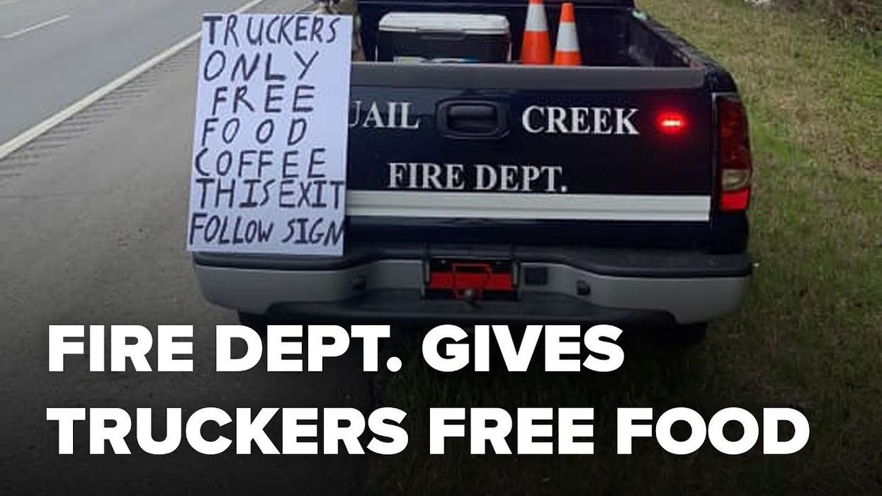 Arkansas fire department providing free hot meals for truck drivers
