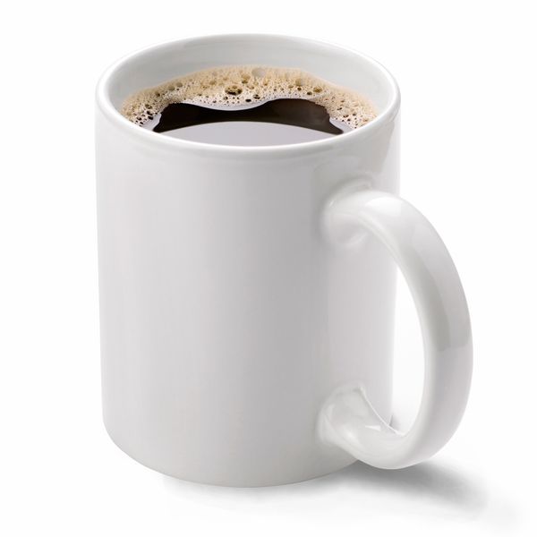 Cup of black coffee.
