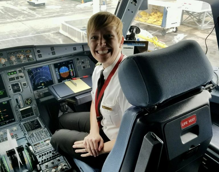 Pilot inspires girls and pushes for inclusion in one of the most male-dominated professions