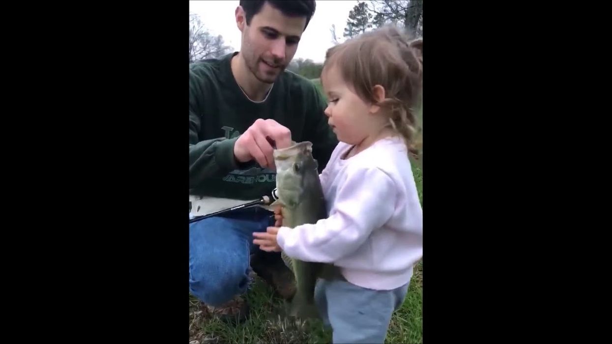 This sweet video of a Tennessee toddler comforting a fish is what the world needs right now
