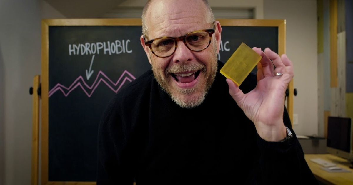Alton Brown explains the science of why handwashing works better than hand sanitizer