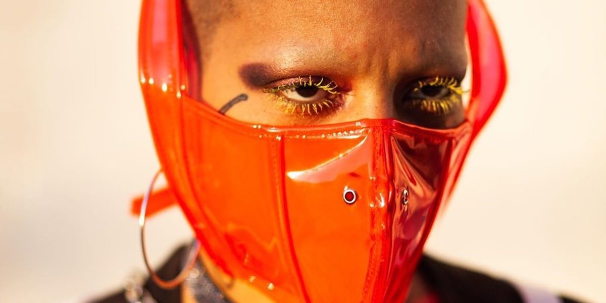 NYC Designer Grisel Lopez Makes PVC Masks for Hospitals PAPER