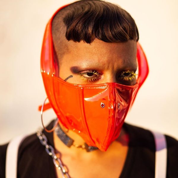 The Queer NYC Designer Making PVC Masks for Hospital Workers