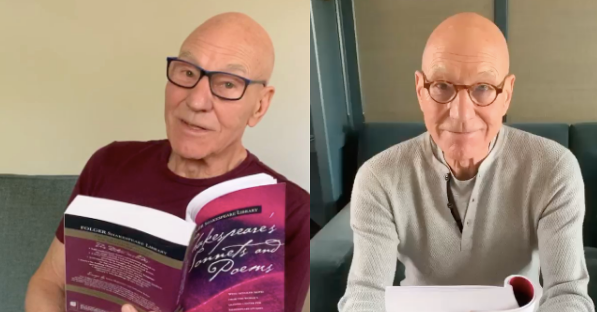 Patrick Stewart Is Reading One Of Shakespeare's Sonnets Each Day On Instagram, And It's Just What The Doctor Ordered