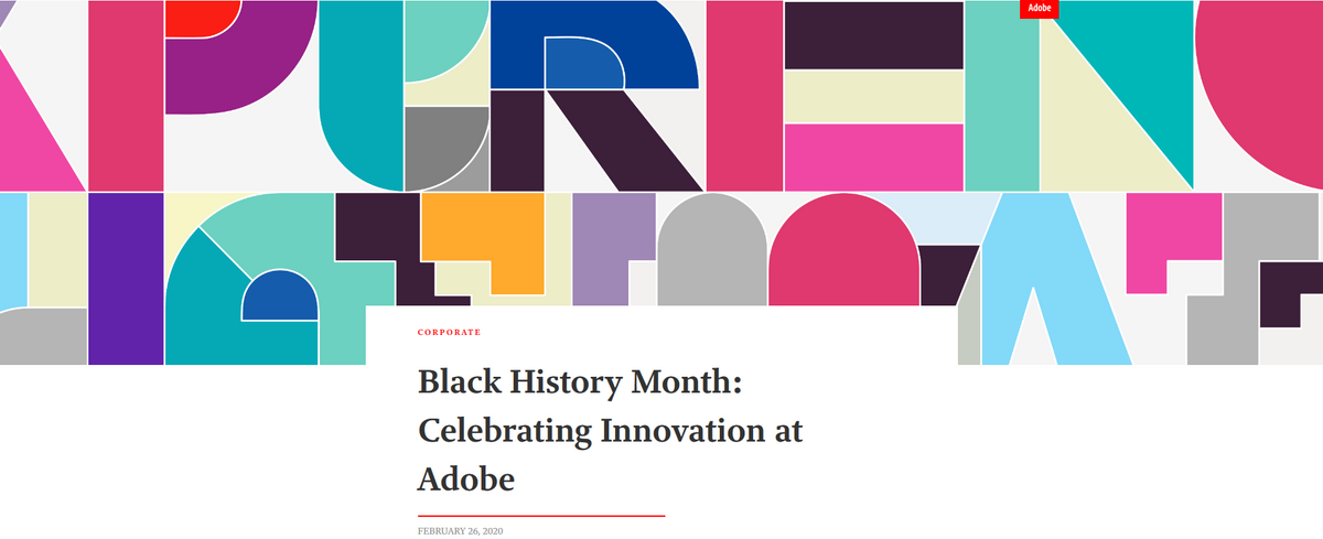 "Black History Month: Celebrating Innovation at Adobe"