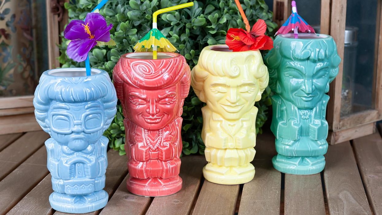 "Golden Girls" ceramic tiki mugs