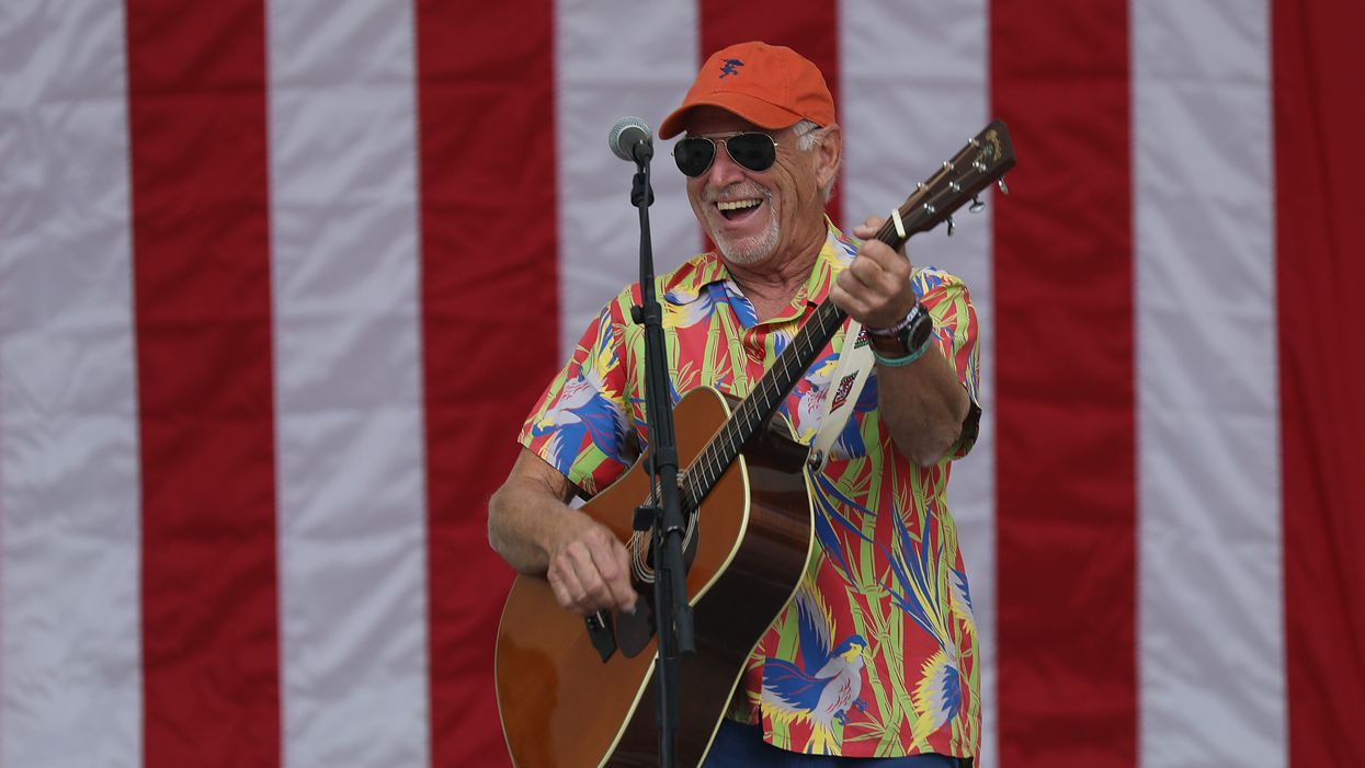 Jimmy Buffet on stage