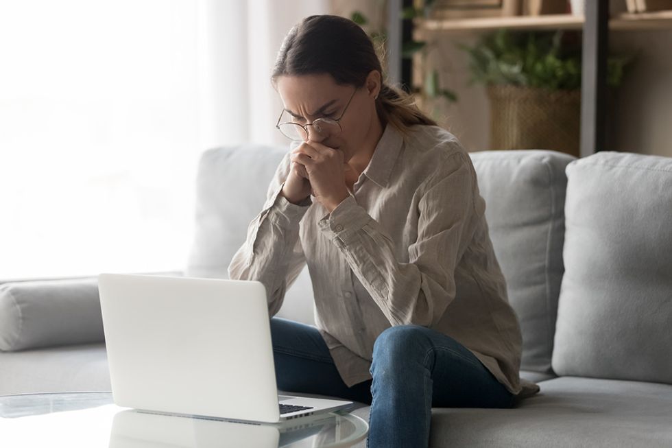 Woman posts inappropriate content on social media