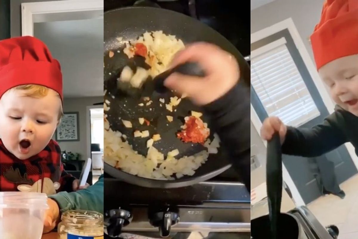 Watching Kobe the tiny chef will warm your heart—and make you want to cook