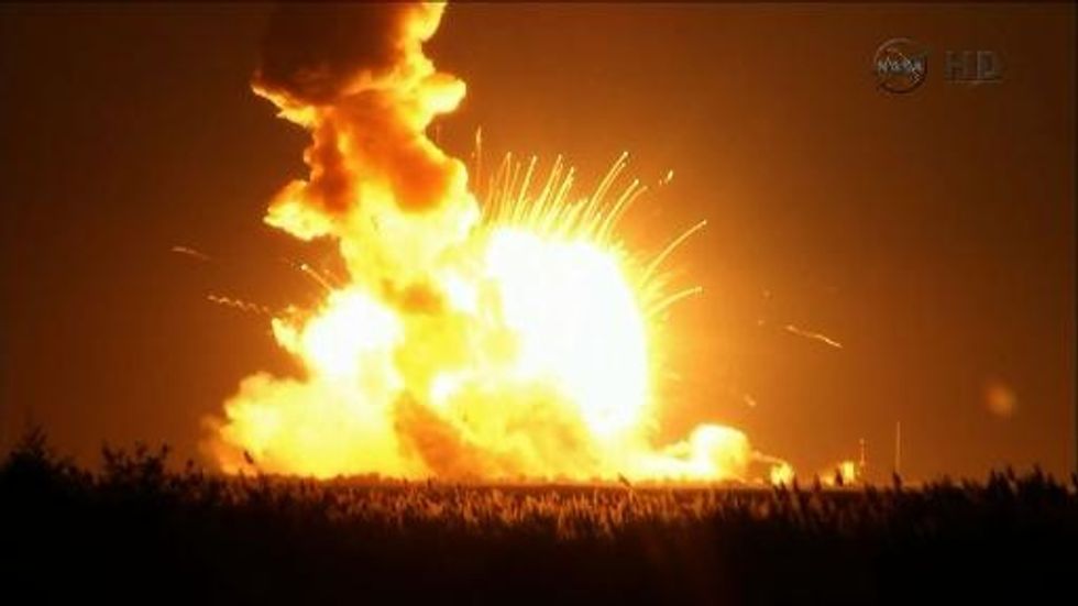 Orbital Rocket Explodes After Launch
