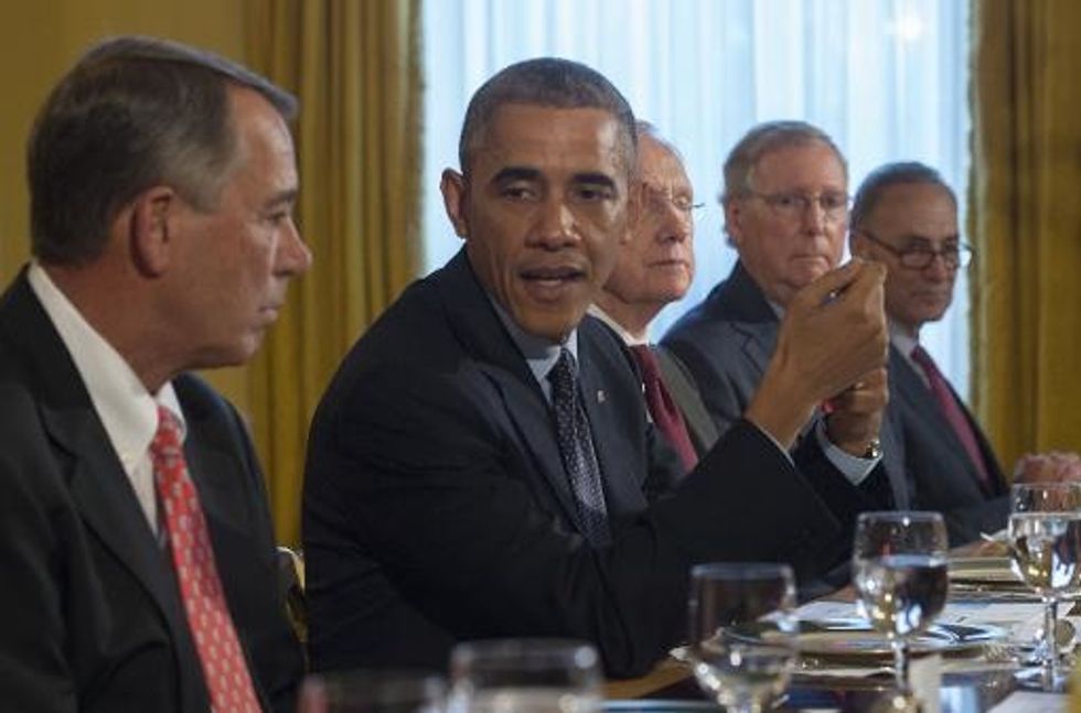 Obama Hosts Congress Leaders After Midterm Debacle