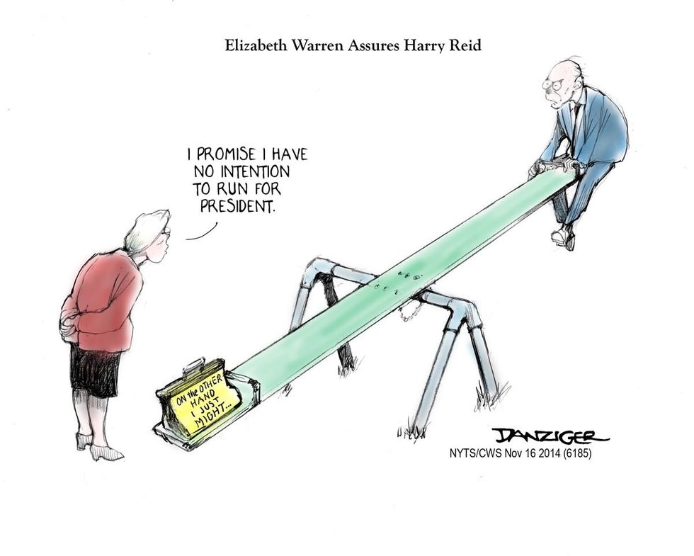 Elizabeth Warren Assures Harry Reid