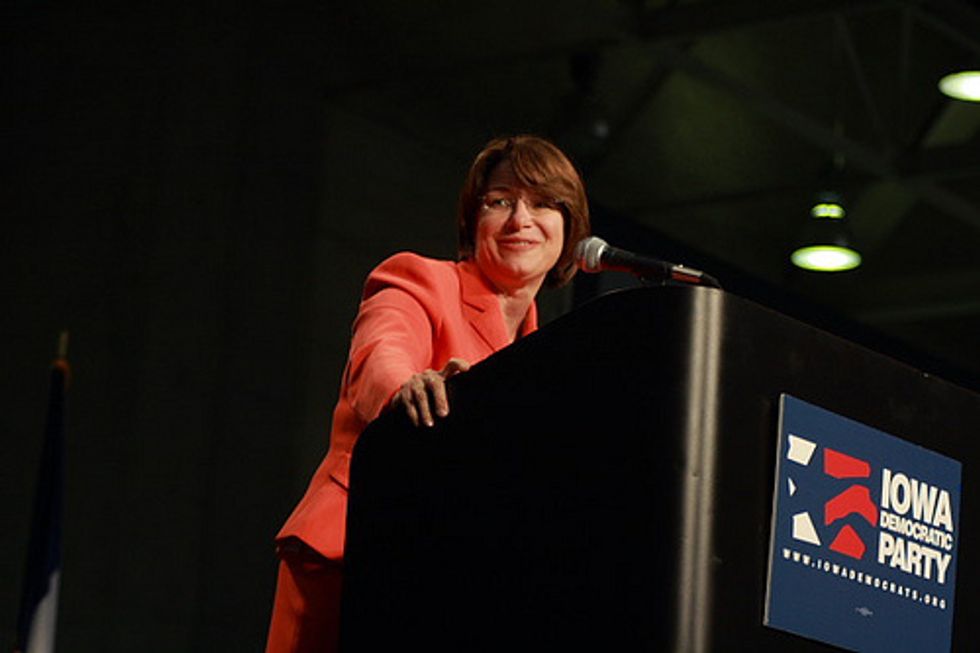 Sen. Amy Klobuchar Quietly Climbs Washington Ranks