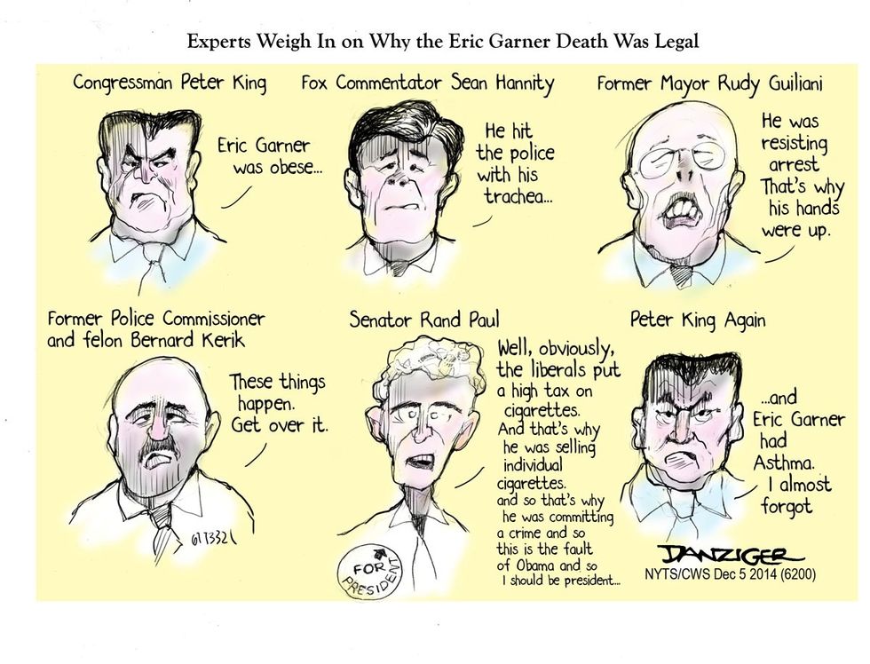Cartoon: ‘Experts’ Weigh In On Garner Case