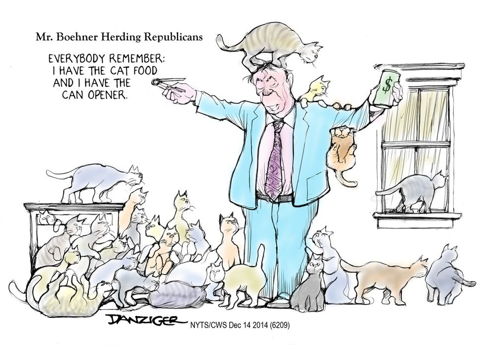 Cartoon: Herding Republicans