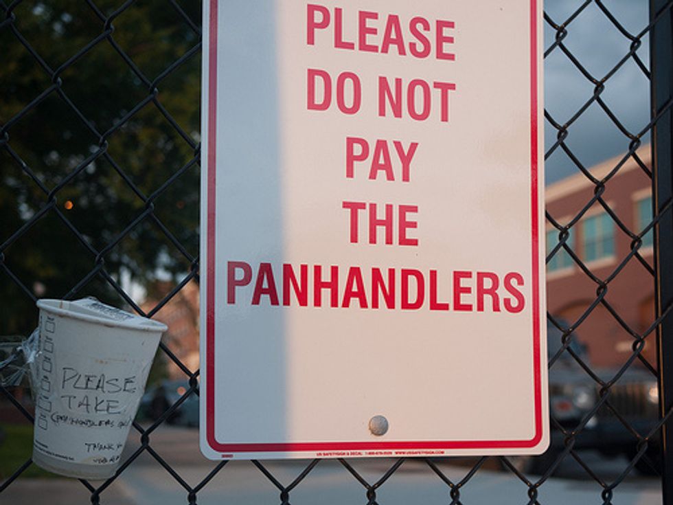 Charity Versus Panhandling