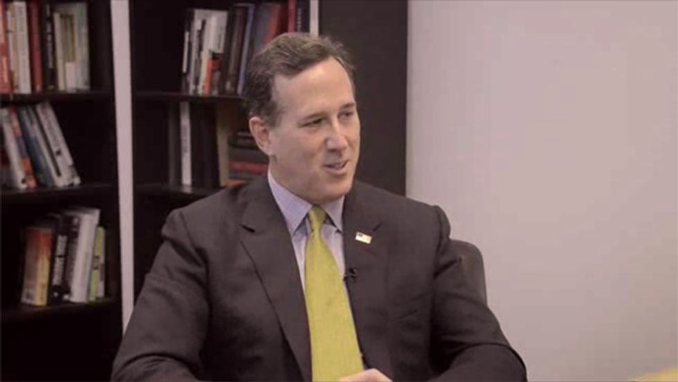 Endorse This: Sex Is No Problem For Santorum
