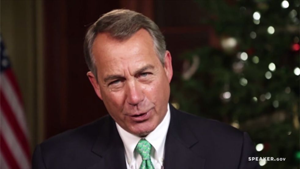 Endorse This: Merry Christmas — From John Boehner?