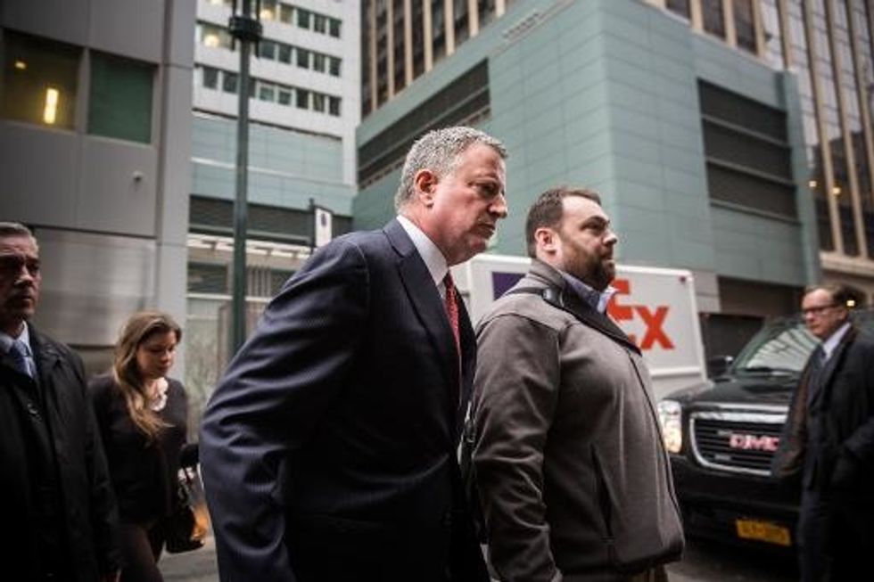 New York City Mayor de Blasio Gets Boos, Applause At NYPD Cadet Graduation