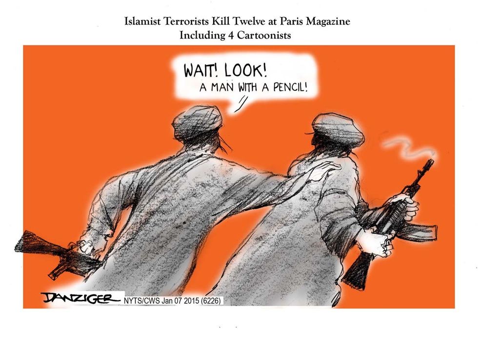 Cartoon: A Man With A Pencil