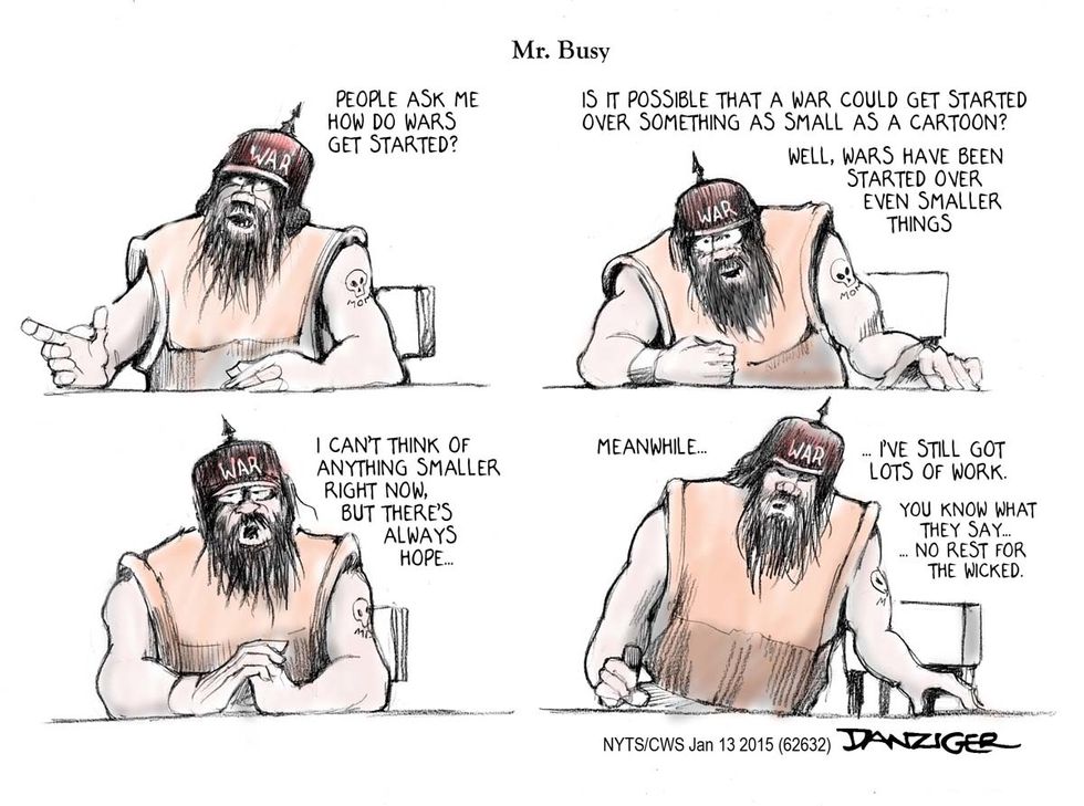 Cartoon: Mr. Busy
