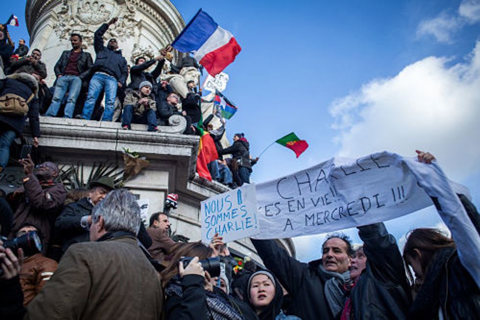 World Leaders Join Huge Rally In Paris To Mourn Attack Victims
