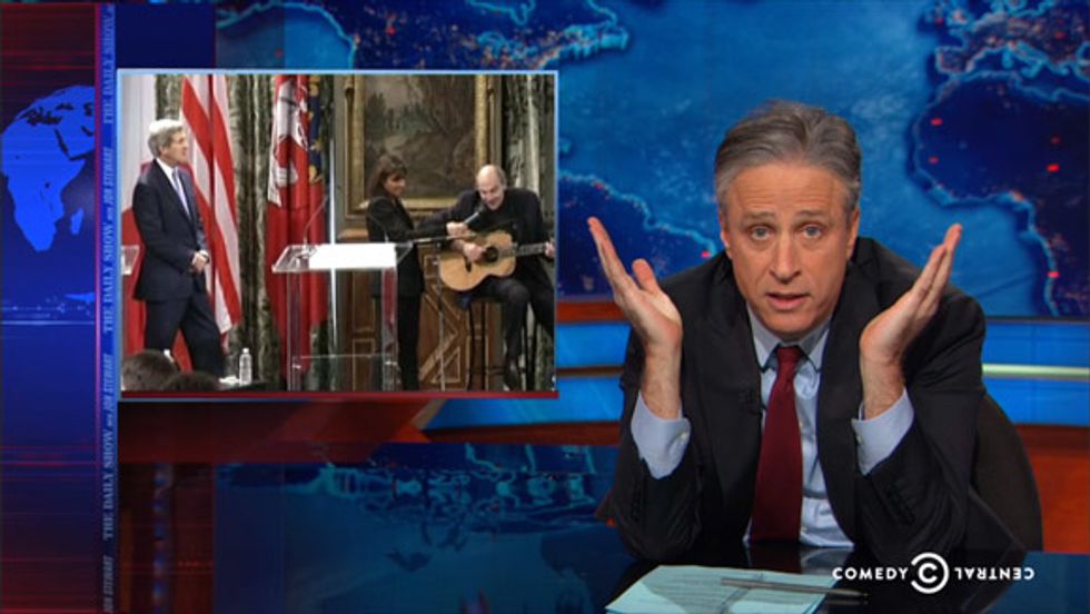 Late Night Round-Up: John Kerry In France