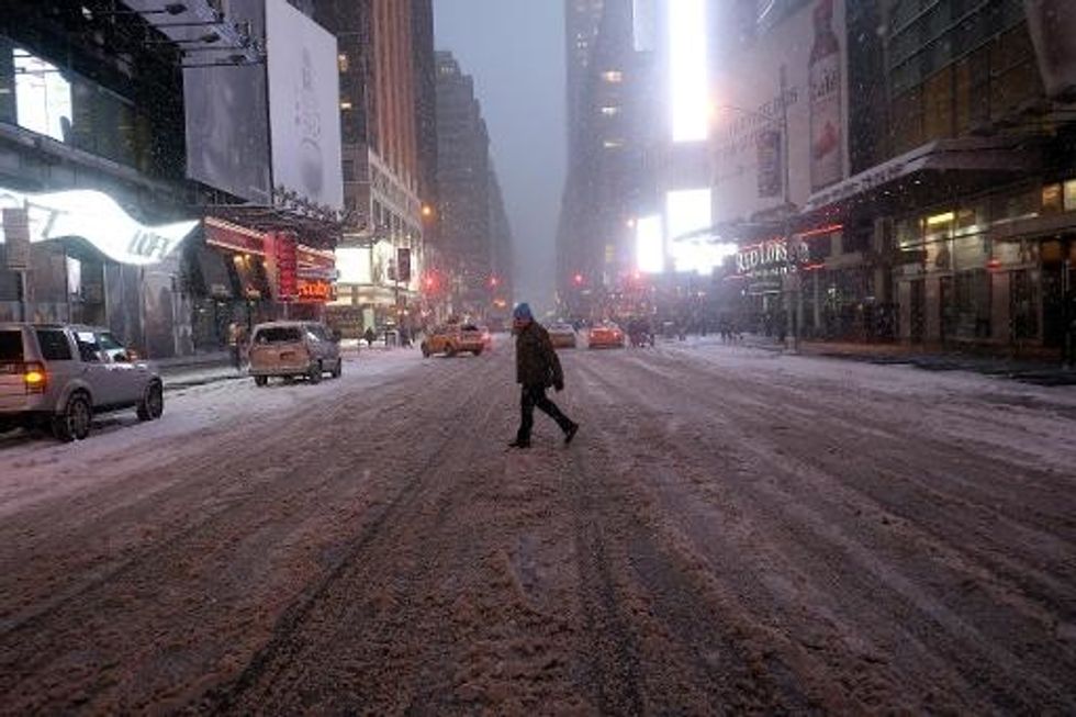 Millions In Northeast U.S. Buckle Down For Monster Snowstorm