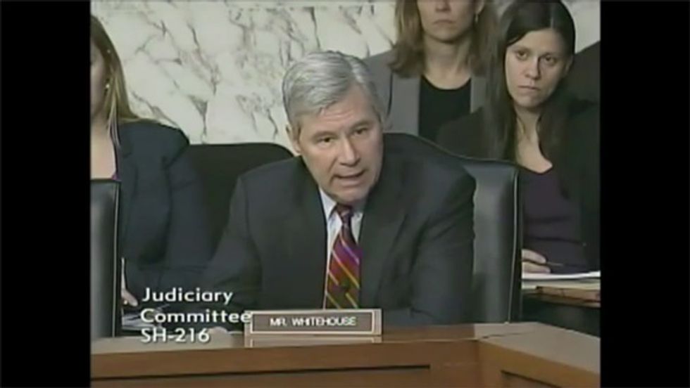 Endorse This: Sheldon Whitehouse vs. ‘Fox News And Conspiracy Theorists Everywhere’