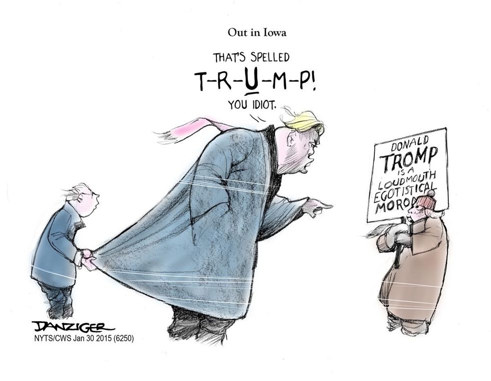 Cartoon: Trump In Iowa