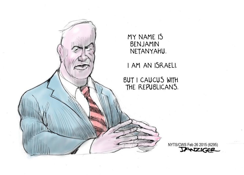 Cartoon: Bibi’s New Caucus