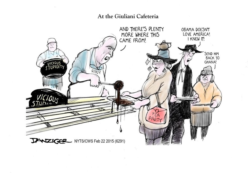 Cartoon: Rudy Giuliani’s Cafeteria
