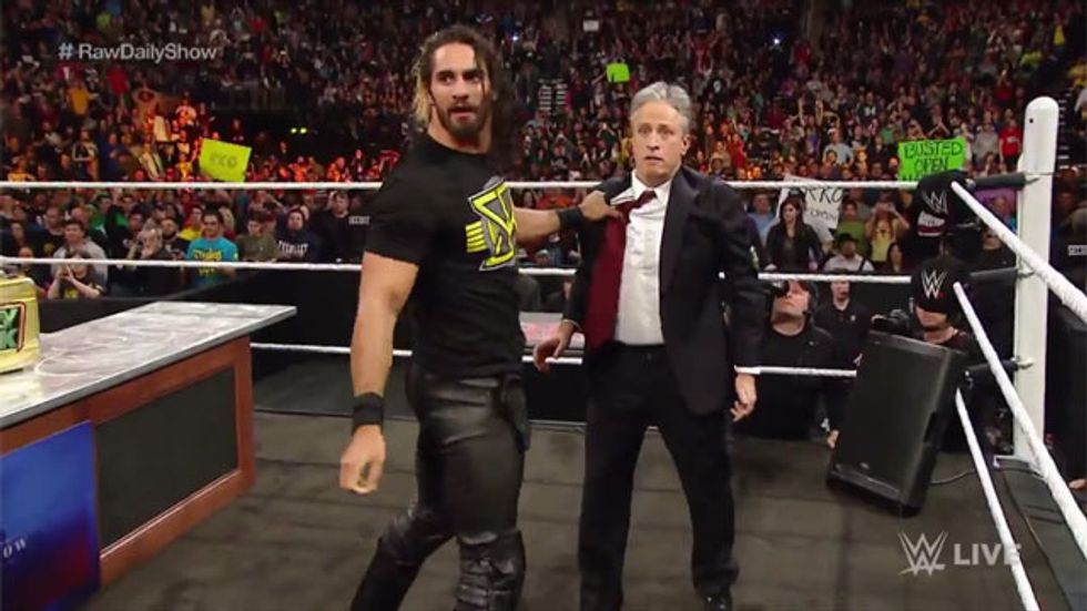 Endorse This: Jon Stewart Enters The Ring