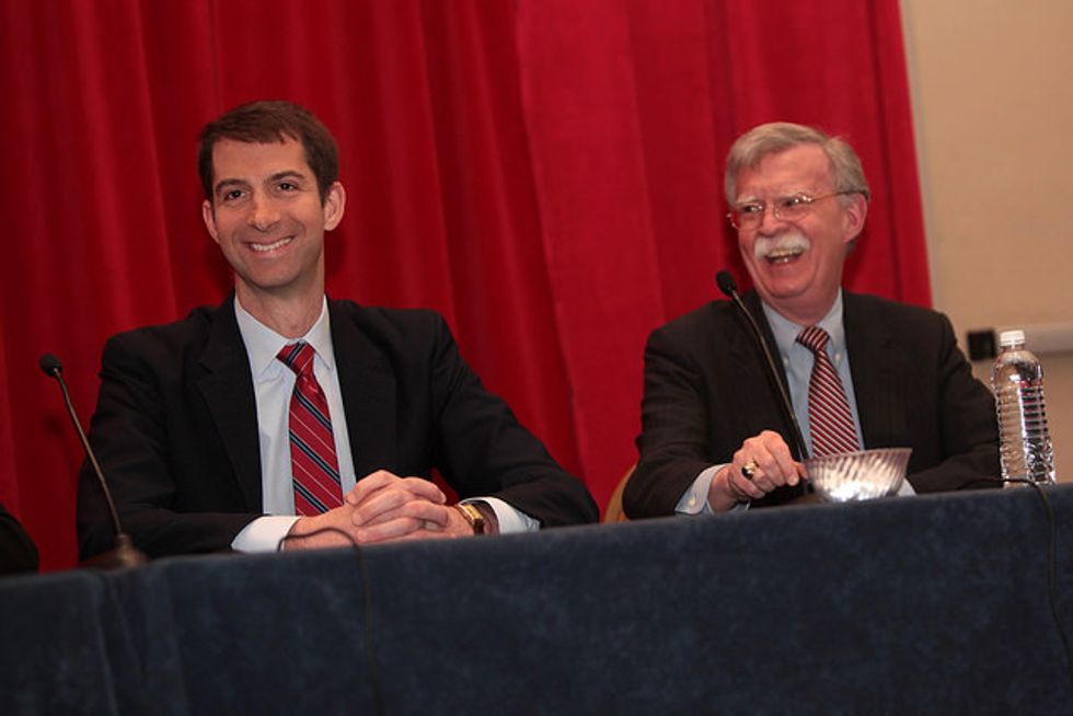 Tom Cotton’s Diplomacy Is Working Out Pretty Well For Tom Cotton