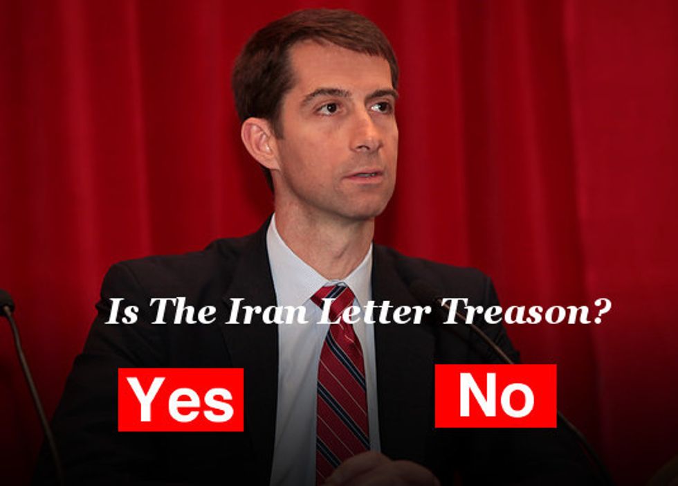 Is The Iran Letter Treason?