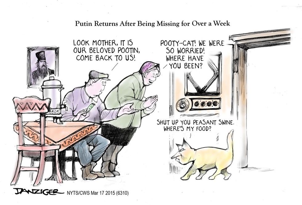 Cartoon: Putin Returns