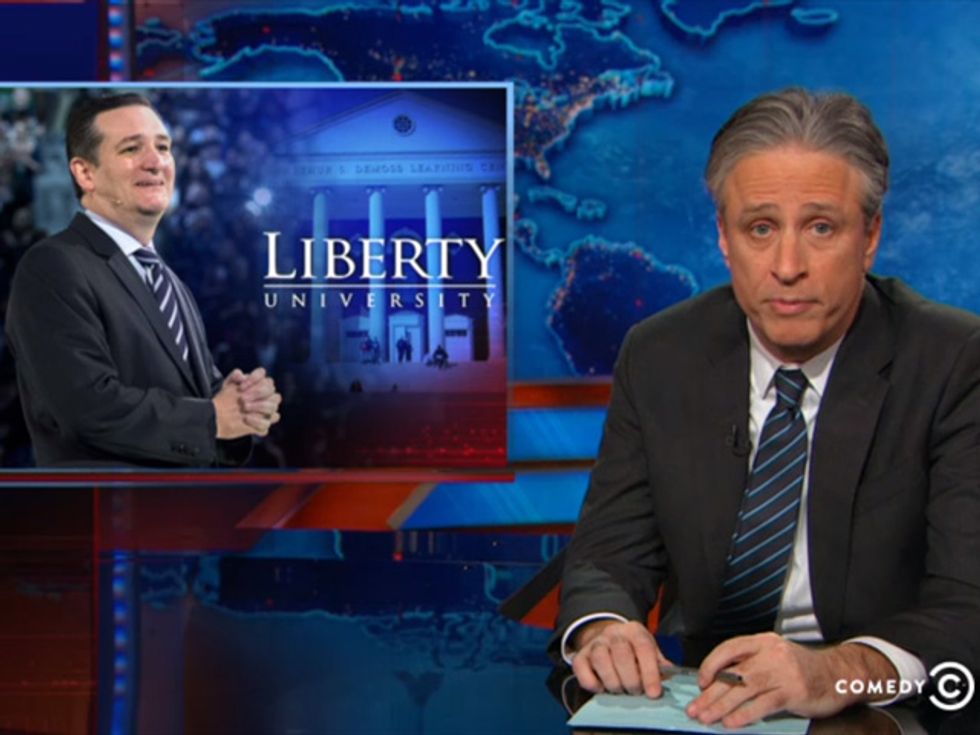 Late Night Roundup: Ted Cruz And Liberty University vs. …Actual Liberty