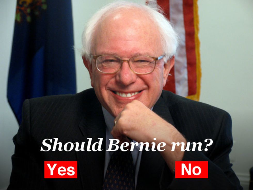 Poll: Should Bernie Sanders Run In 2016?